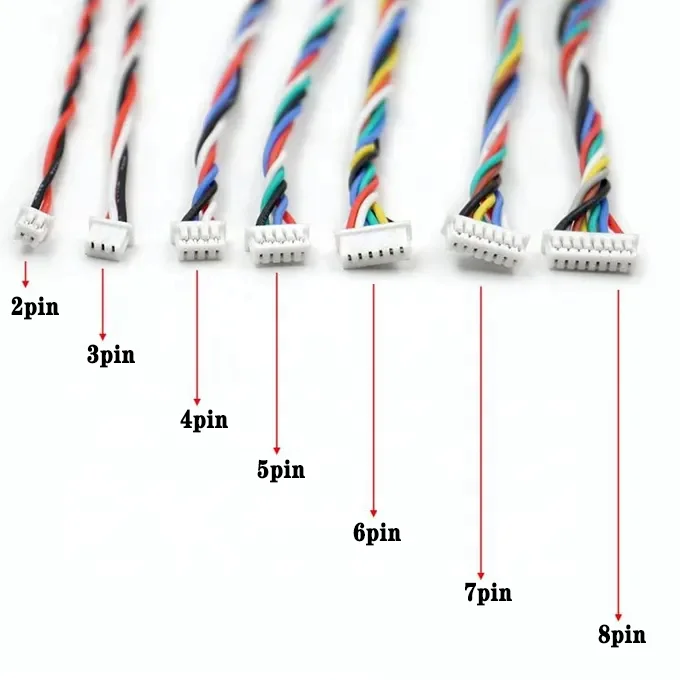 2 3 4 Pin Molex Wire Cable Assembly Custom JST Cable Harness Assembly Connector