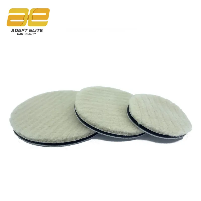 Coarse wool 3 4 5 inch durable heavy cutting remove scratch japan polishing pad buffing wool pad