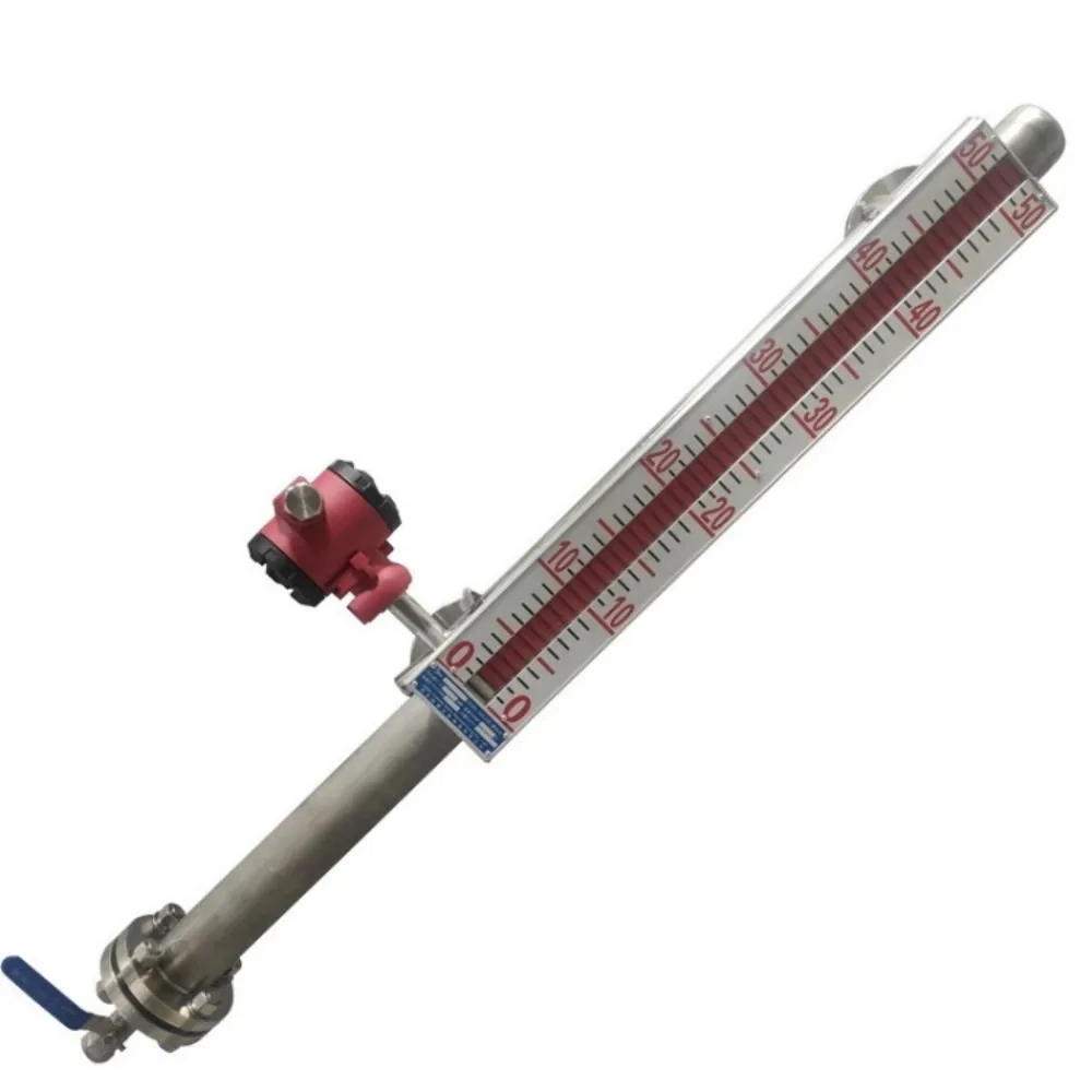 High Temperature Magnetic Float Type Level Gauge SS304/ SS316L Double Color Magnetic Liquid Level Display Meter