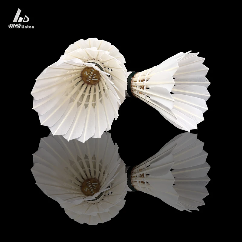 Самый прочный популярный рекламный воланчик из гусиных перьев для бадминтона