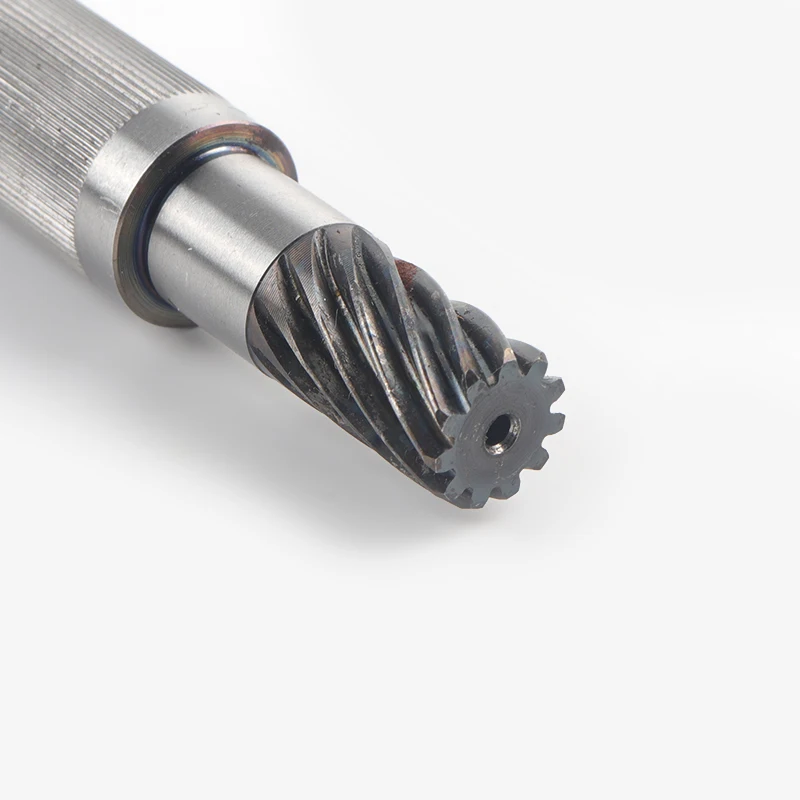 High precision CNC custom shafts spline shaft gear box high frequency process gear shafts