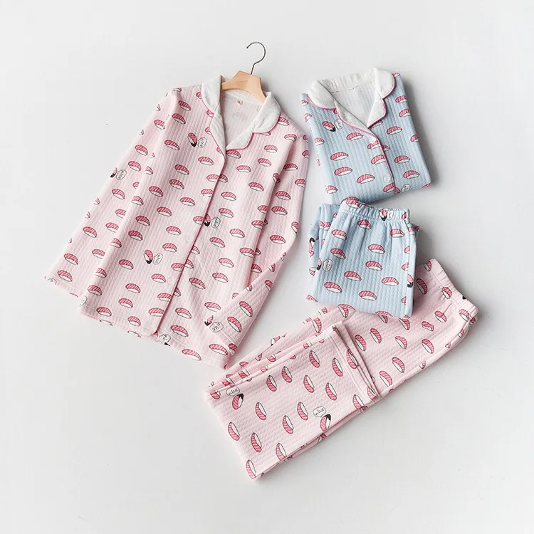 China suppliers women christmas sleepwear long sleeve pajama