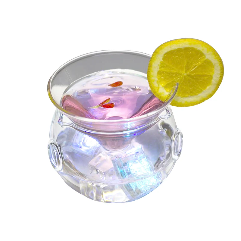 Creative dry ice glass bowl artistic conception molecular cuisine glass tableware cookware