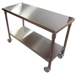 Factory Direct Selling 201 304 Industrial Kitchen Stainless Steel Work Table For Restaurant Kitchen Prep Table