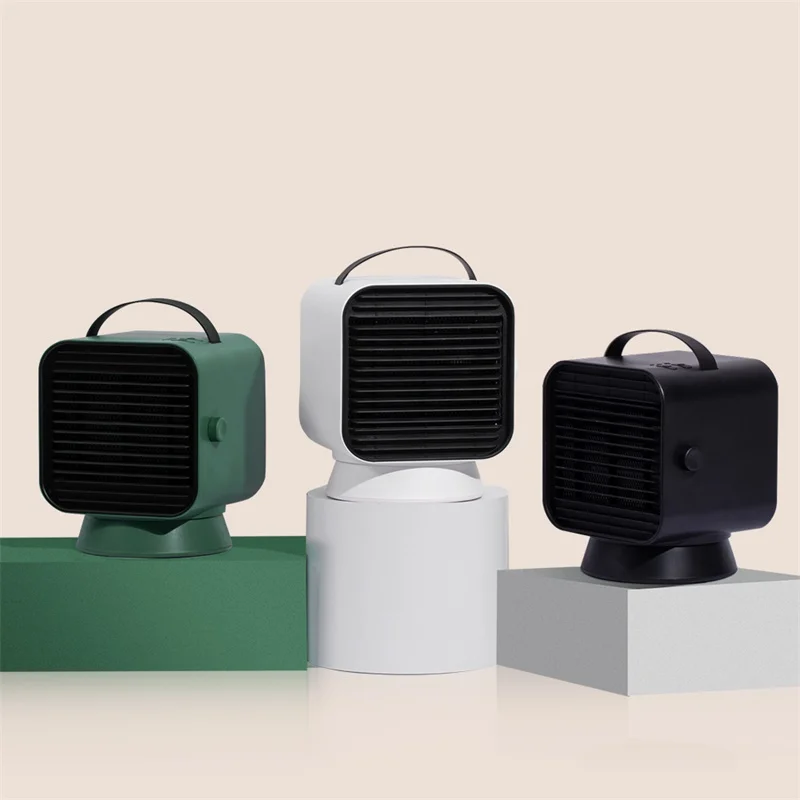 
Smart Timing Shaking Head Electric Heater Mini PTC Room Portable Home Fan Heater for Bathroom Bedroom with Cold Air Warm Air 