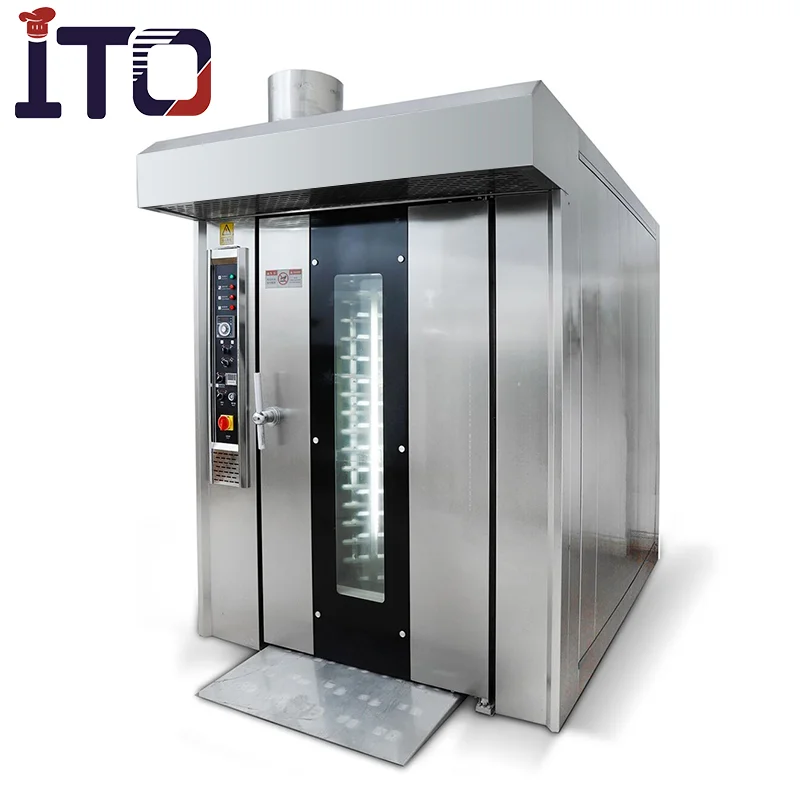 Bakery Machine Industries 16 Tray Electric Rotary Rack Oven For Sales