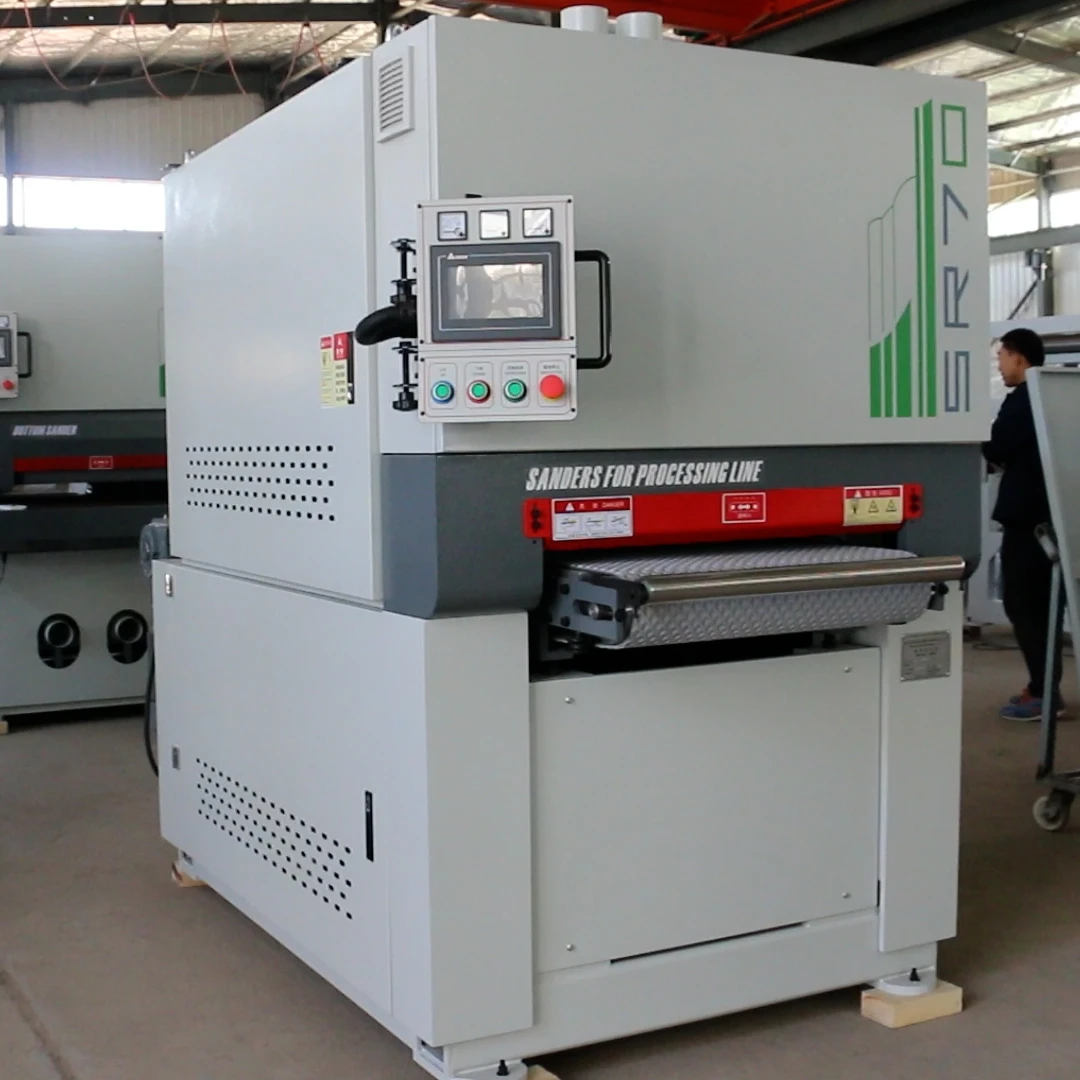 woodworking plywood solid wood precise calibrating wide belt sander sanding machine