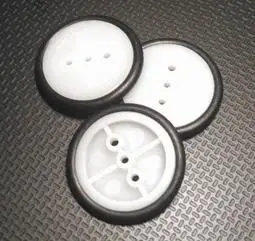 30*3*1.9mm Rubber Car Tire Toy Pulley Wheels Model Robot Part for DIY