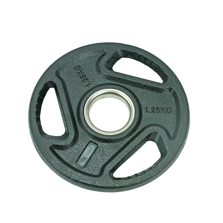 High Quality Weight Lifting Black Rubber Bumper Plate