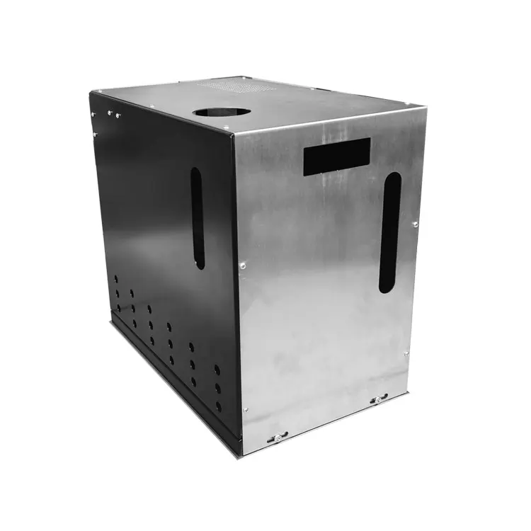 Custom open sheet metal housing electrical electronic aluminum housing