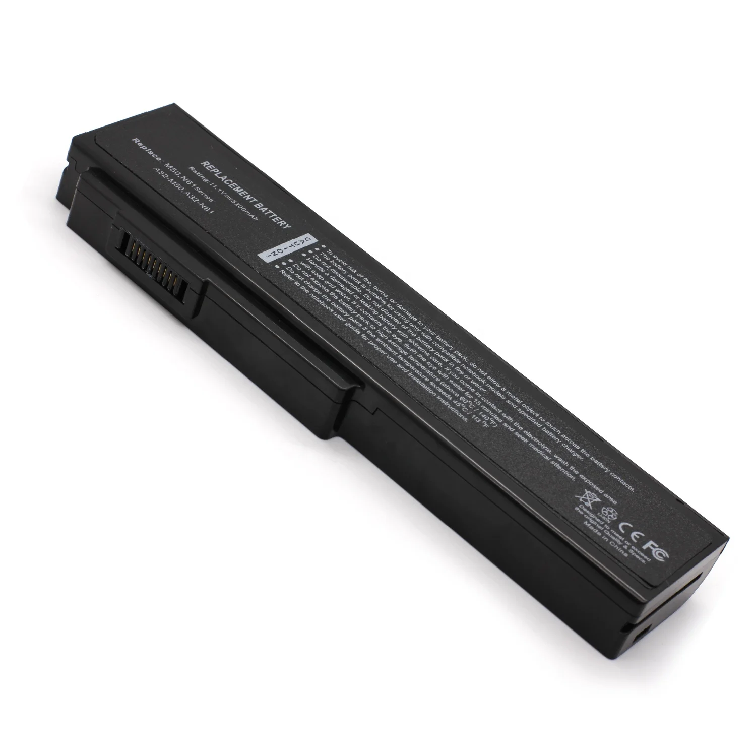 Manufacture battery for Asus G50 G51 M50 M60 L50 G60 N61 N43 N52 N53 X55 X64 A32-M50 A32-N61