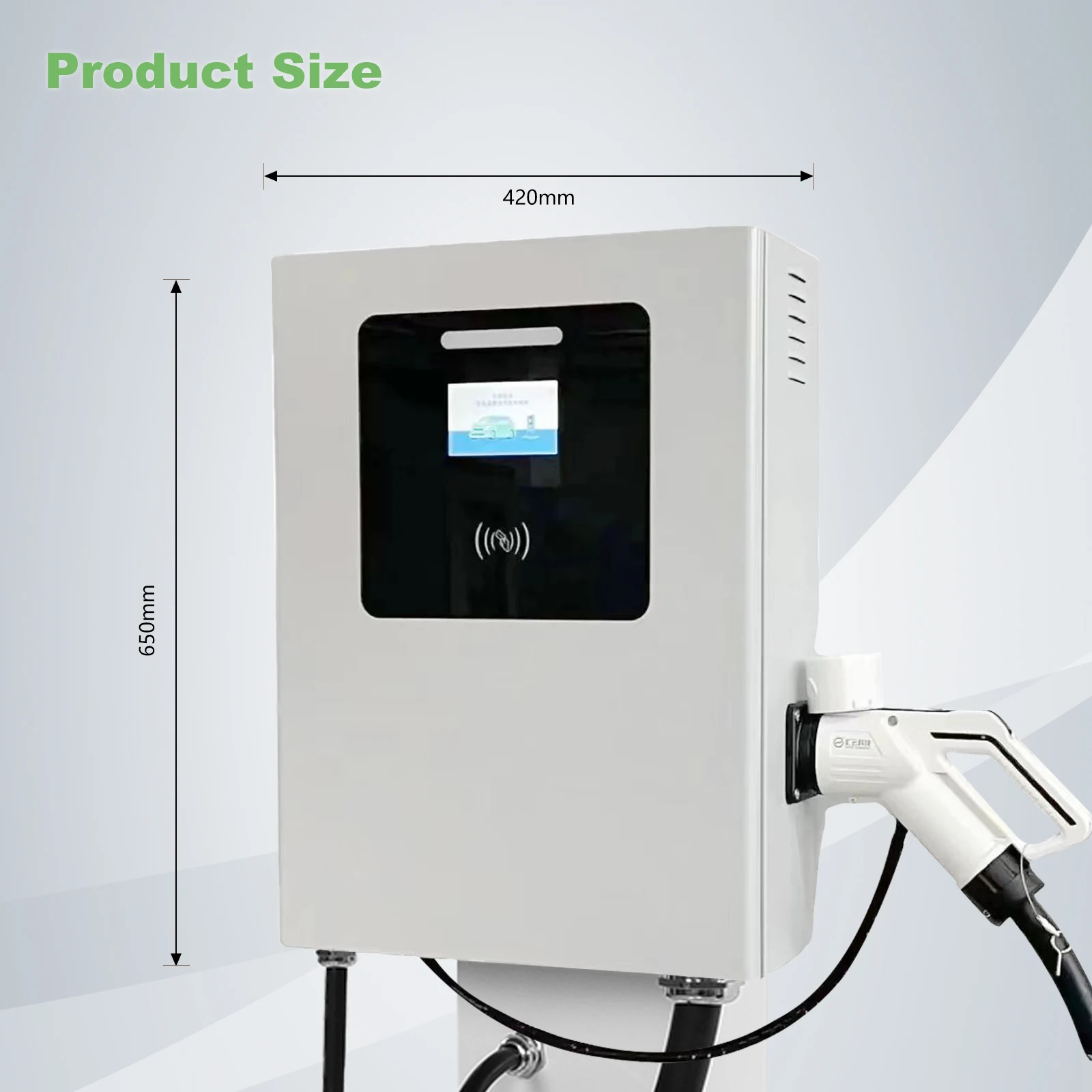 DC EV charger best-selling wall-mounted electric charger for household charging IP54 fast EV best price charger