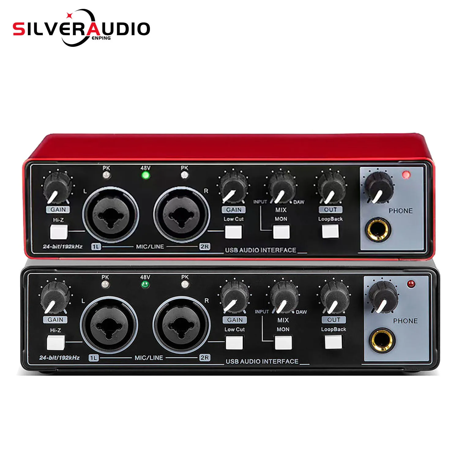 GAX-Md22hot Selling Studio Audio Interface For Recording Mixing Console With Low Price