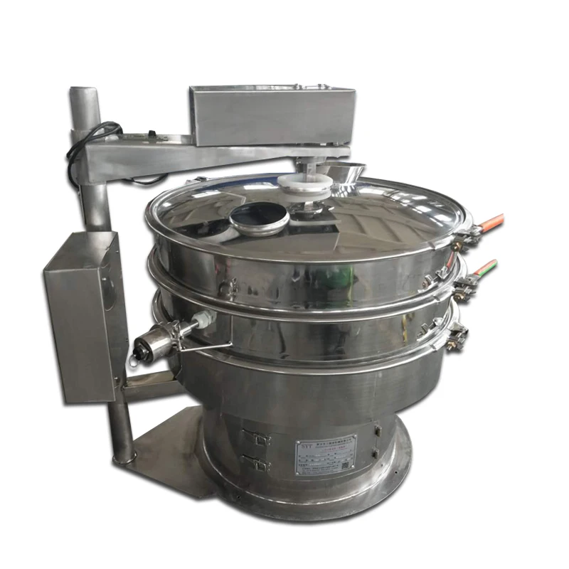 Ultrasonic sieve shaker rotary vibrating sieve for pharmaceutical