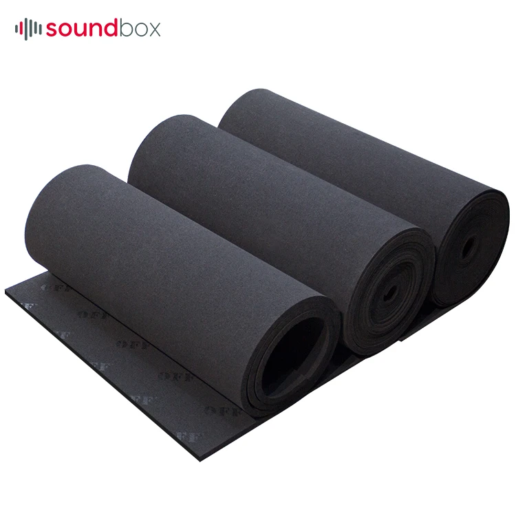 High Density Acoustic Insulating Material Noise Insulation Soundproof Gym Flooring Mat Sound Deading Material