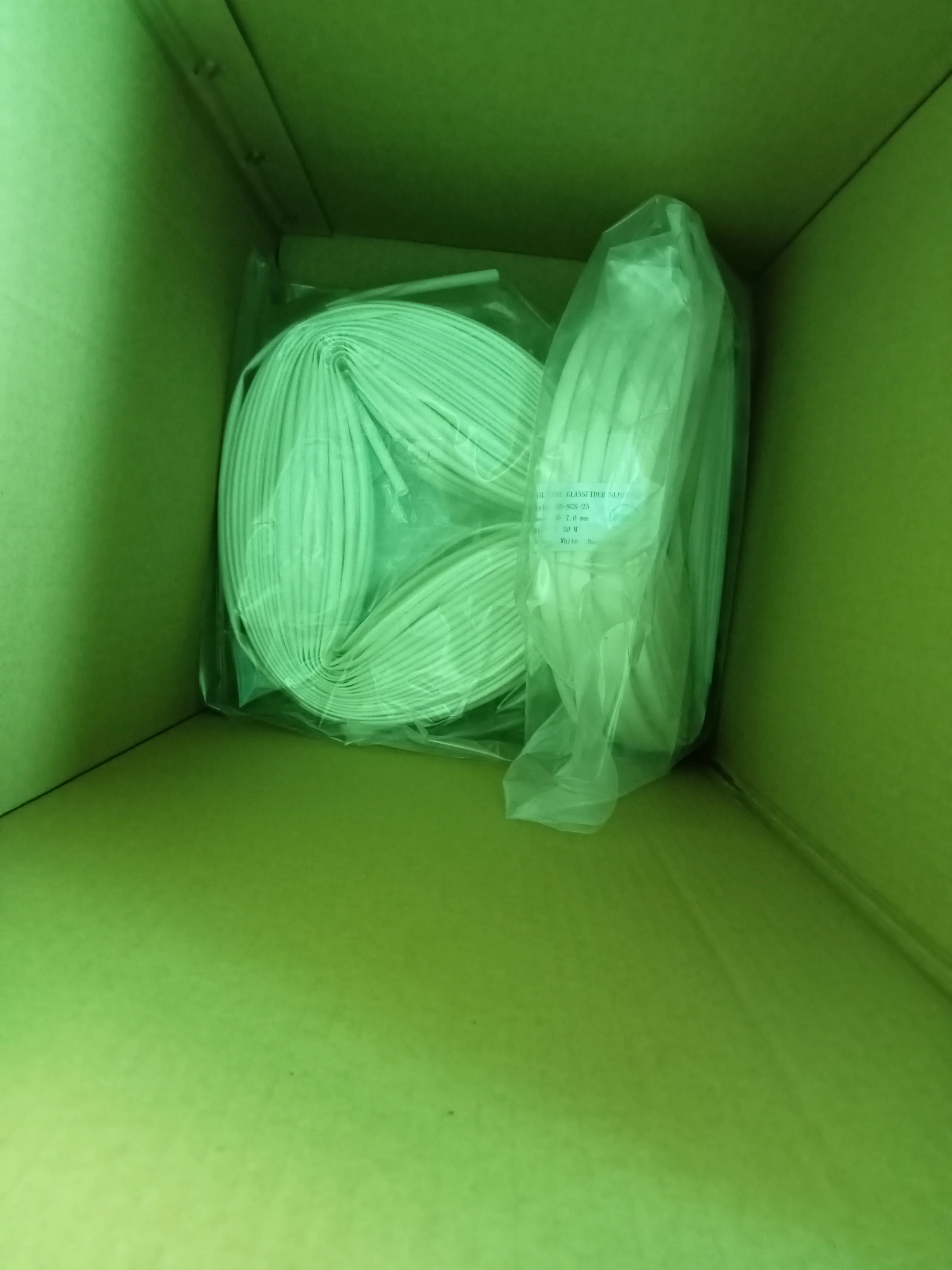 VW-1 High temperature silicone coated fiberglass wire insulation sleeve