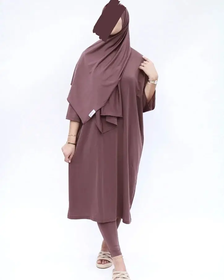 Modest Swimsuit Oversize Custom Burkini Low MOQ High Quality Clothing Designs Muslim Swimwear