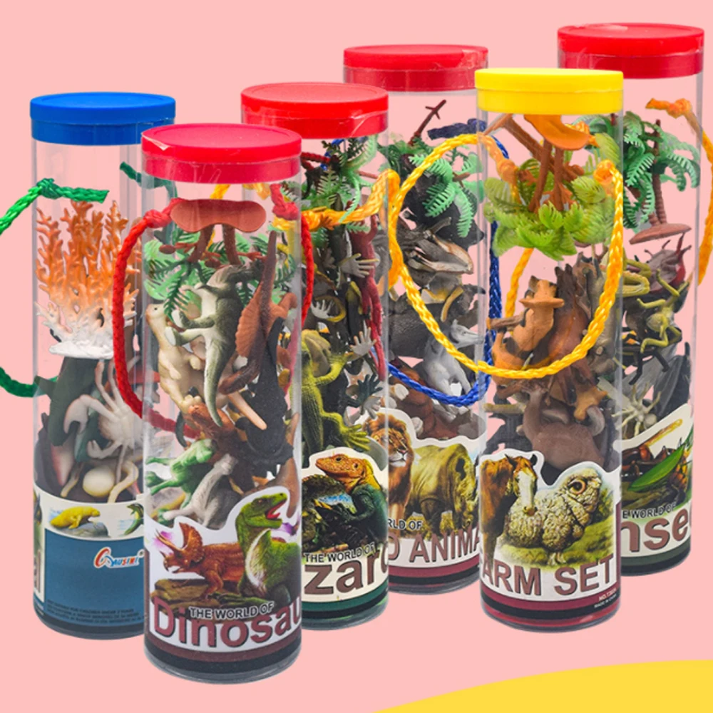 LDD144 Colorful Mini Vinyl Plastic Animal Dinosaur Figure For Party Favors