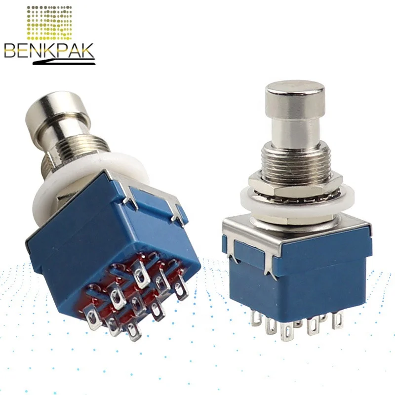 3PDT Switch Stomp Foot Pedal Switch True Bypass 9pins