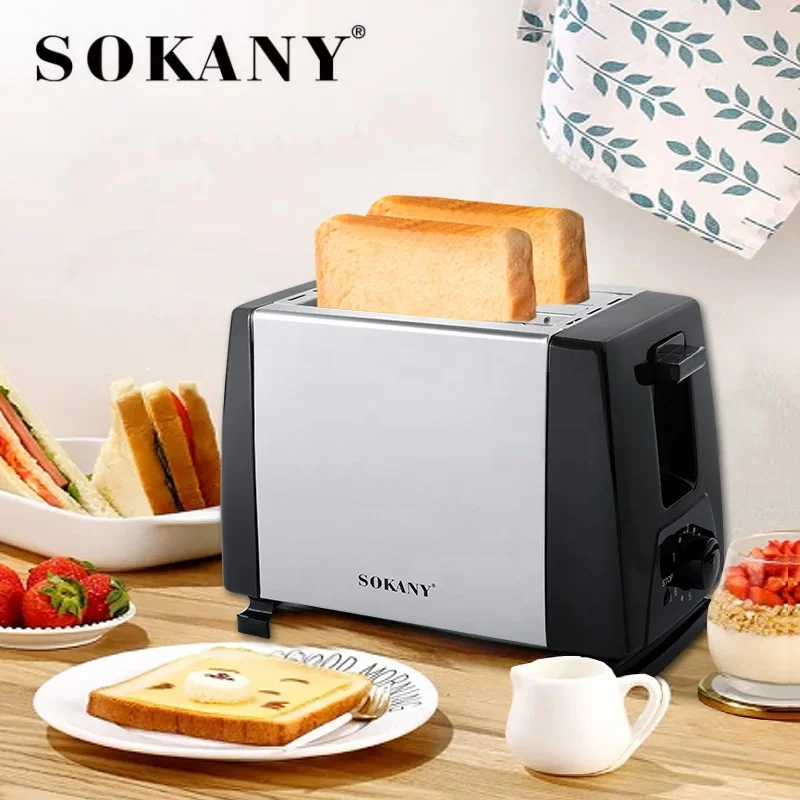  Тостер SOKANY016S home 2 штуки тостов автоматическая машина для завтрака многофункциональный
