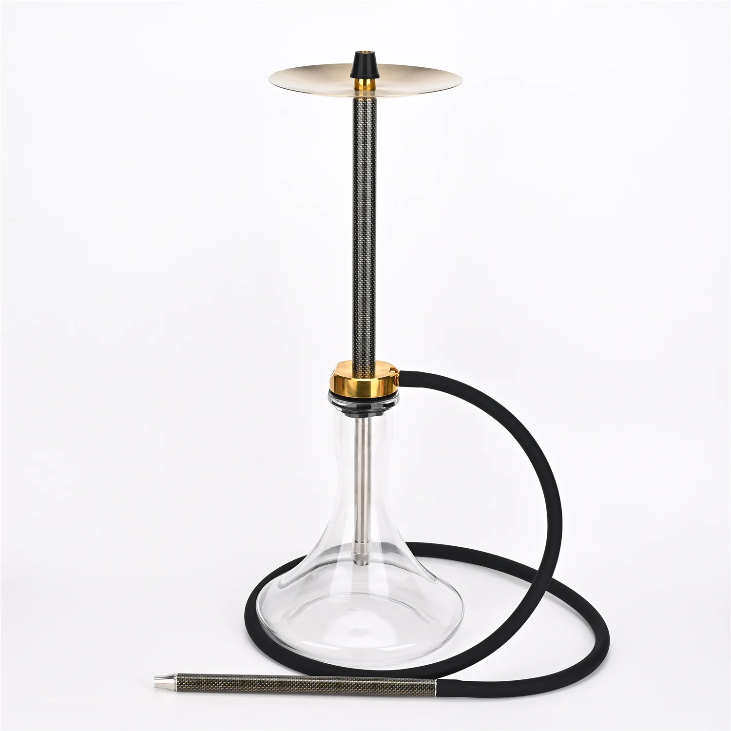 China factory custom stainless steel hookah set premium high quality glass hookah shisha smoking fashion Customized logo