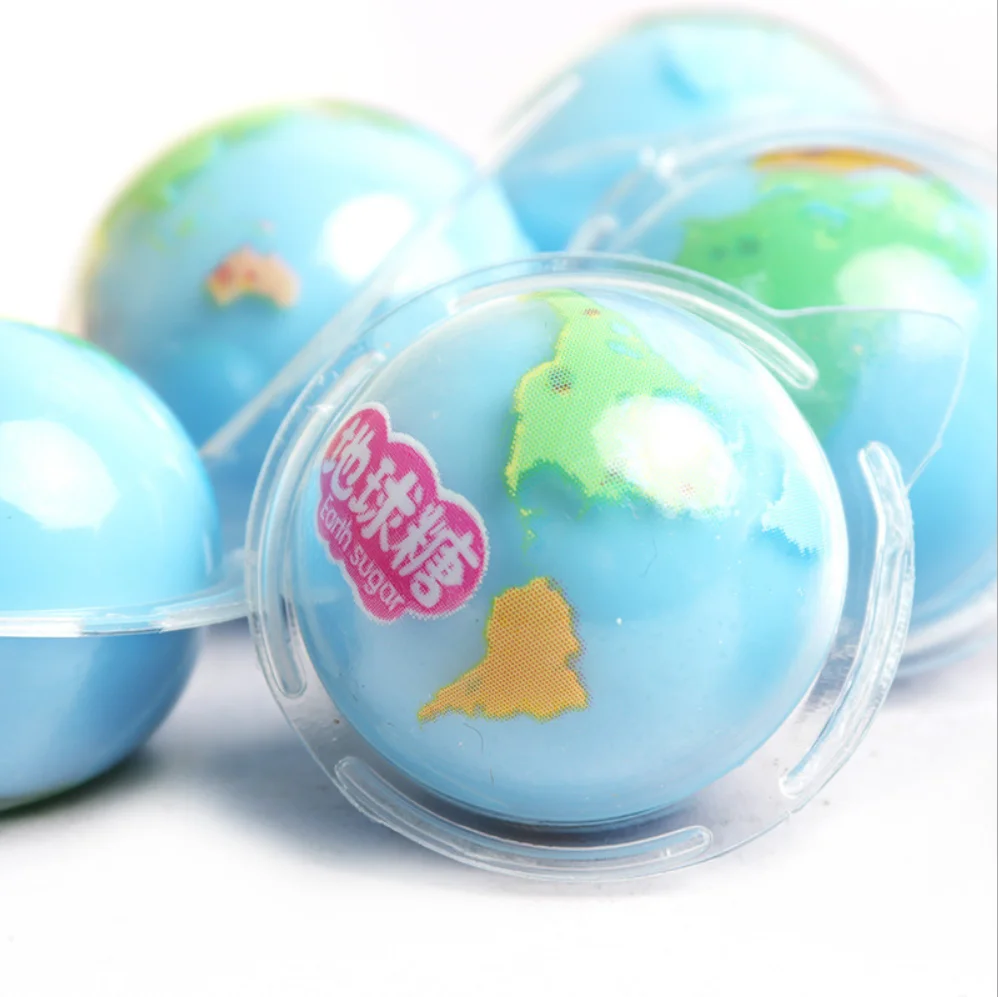 Hot selling Novelty Earth Shaped gummy eyeball Candy