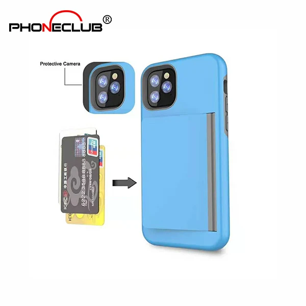 
Convenient Design card insert phone bag for Iphone XS, PC+TPU flip phone case for Iphone XS max case 