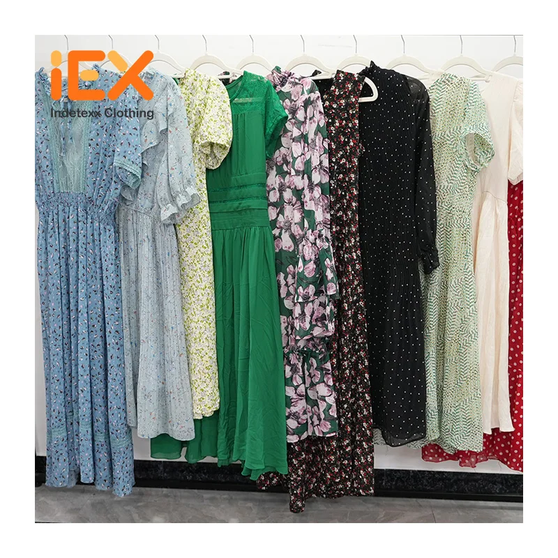 Girls Long Dresses Korean Used Clothes Bales Second Hand Clothing For Women