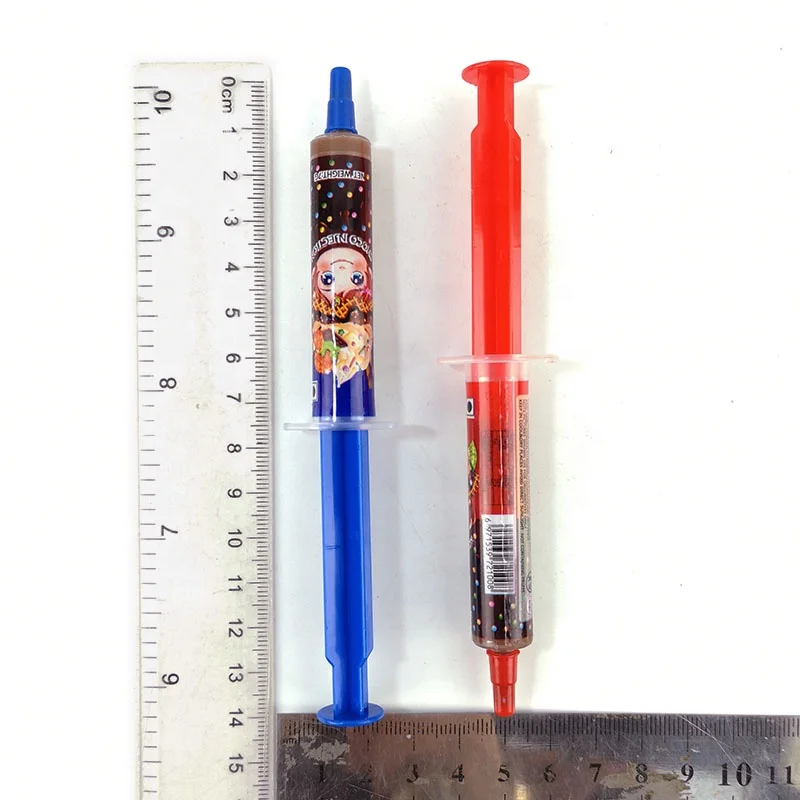 Syringe Shape injection needle tubing chocolate jam liquid candy