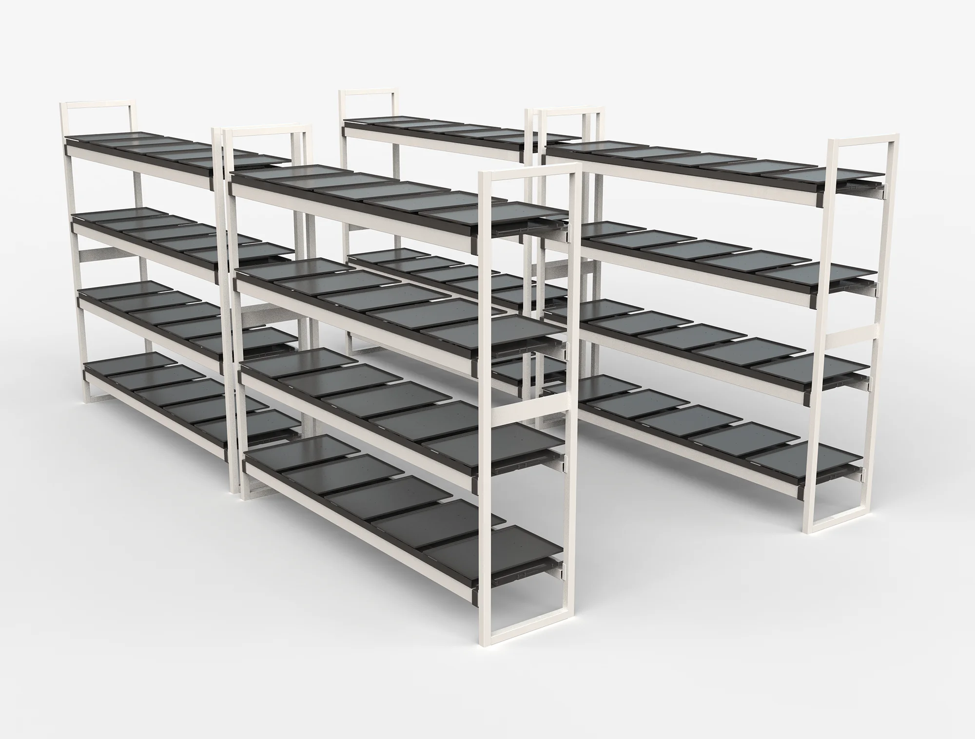 MonolithIoT Smart Warehousing Heavy Duty Pallet Rack Warehouse Inventory Management System WMS Weighing Gravity Smart Shelf