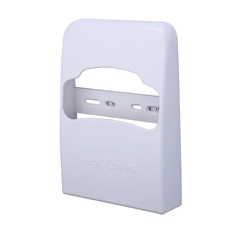 Wholesale Luxury Wall Mounted ABS Plastic 1/4 Fold Toilet Seat Cover Cut Paper Tissue Paper Towel Dispenser Foe Hotel