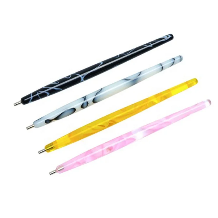 
High Quality plastic nail art polish tools cat eye magnetic nail art tool magnet pen tool 