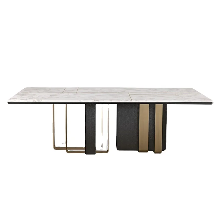 wholesale luxury modern large turkey white square marble dining table set 8 10 12 seater european at home