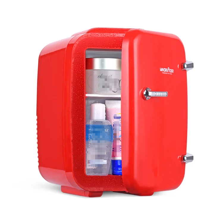 Custom portable hot cold 4 litres small table mini fridge for hotel