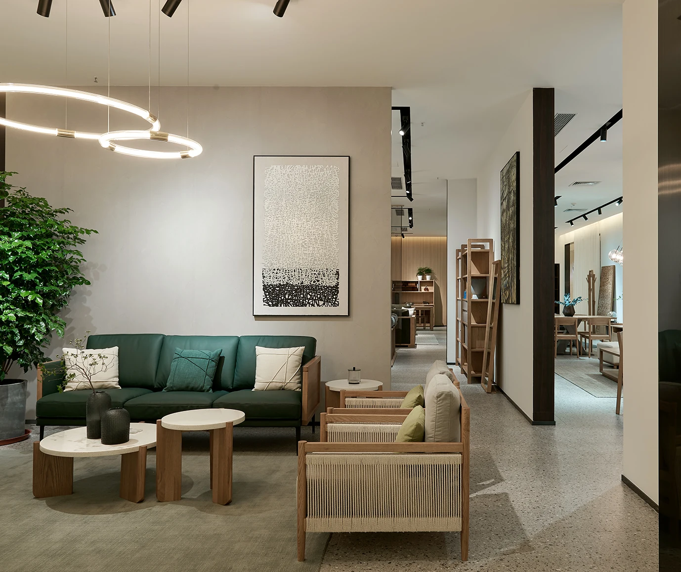 Кресло для отдыха с подлокотником из вязаной веревки и рамой из ясеня, прочная домашняя мебель из массива дерева, одноместный диван-стул