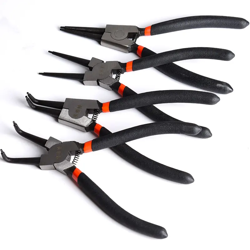 6 Inches 7 Inches Cutting Pliers Carbon Steel Internal And External Snap Ring Pliers