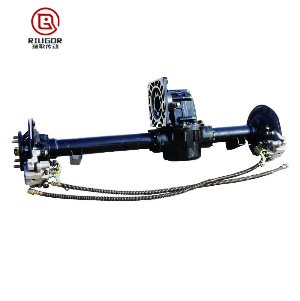 Customized electric tricycle / rickshaw chain drive rear axle differential
