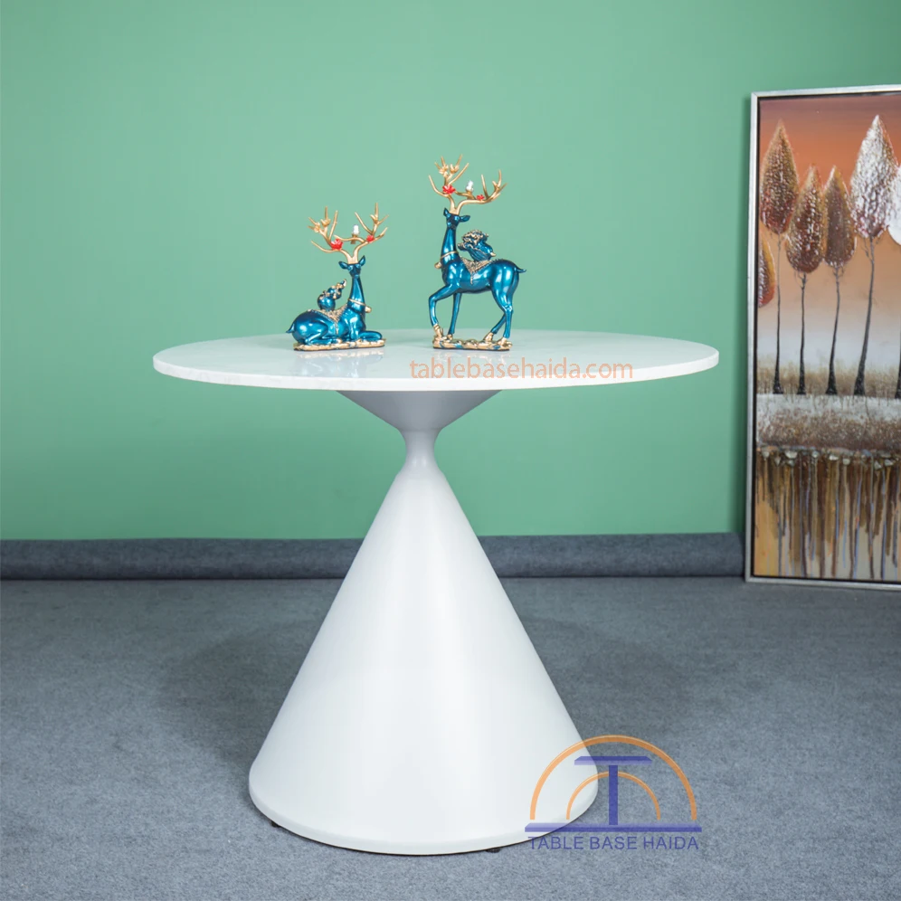 High quality guangdong billiards stainless steel dining table base for glass top