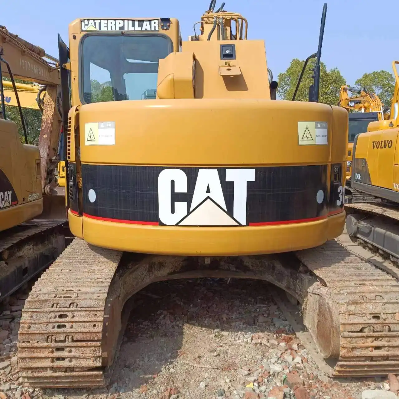 used original japan cat 313 excavator for sale low price and high quality good condition machine