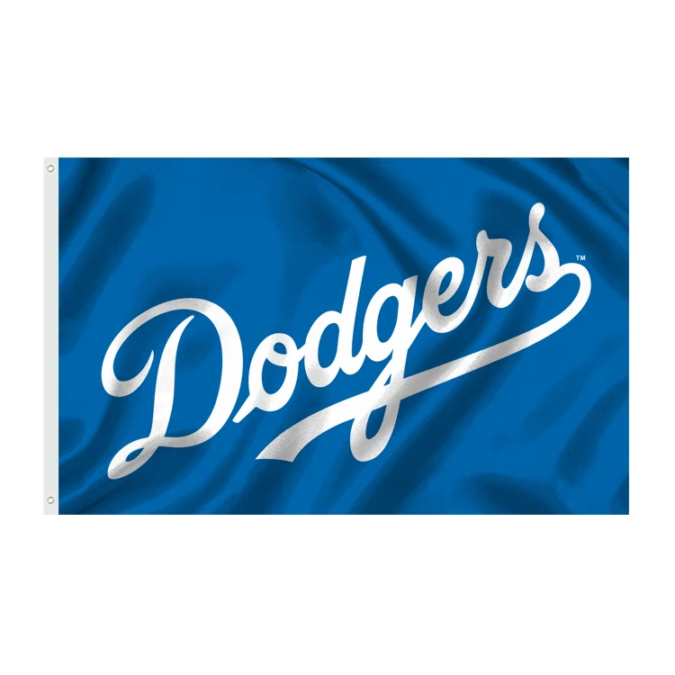 Оптовая продажа 3X5FT LA Dodgers Mlbs флаг команды полиэстер баннер открытый Лос-Анджелеса
