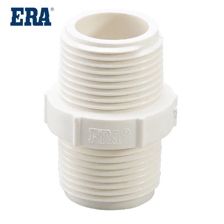 ERA High Quality BS Standard PVC Pressure Hydraulic Pipe Fitting Thread Nipple
