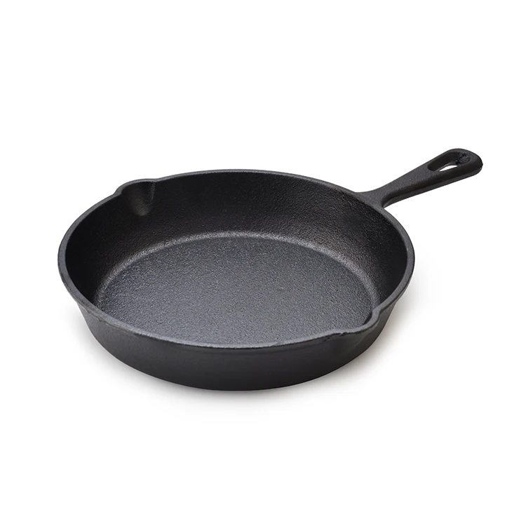 Premium cast iron cookware cast iron round skillet