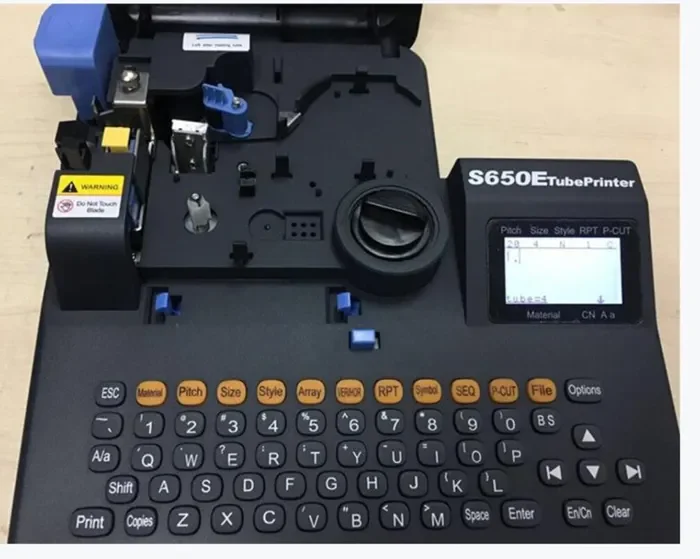 S650 S700 Portable Tube Label Printer Cable Marking Printing Machine