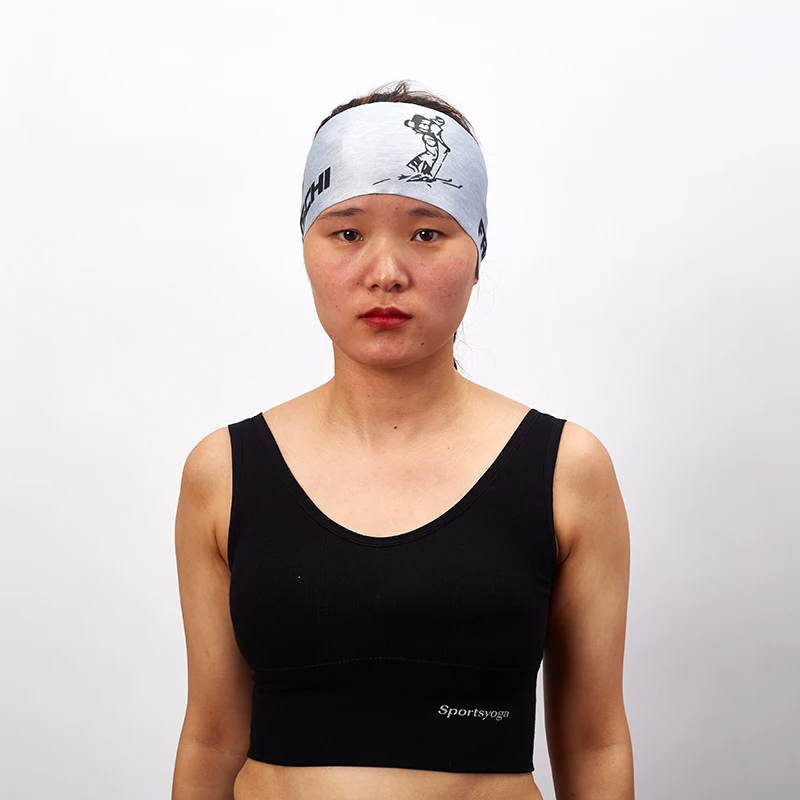 Absorbent Camouflage Running Fitness Headband Gym Accessories Custom Sweatbands No Minimum