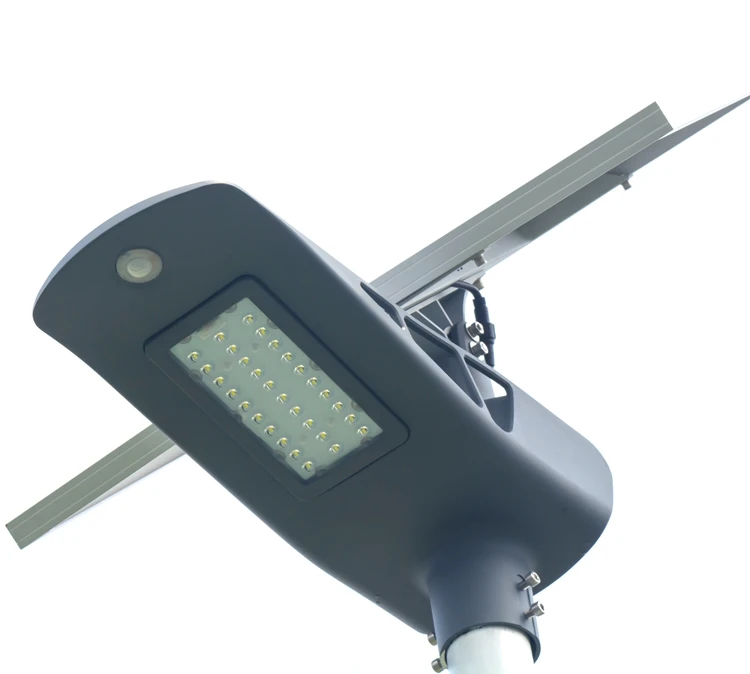 Stand Alone IP65 Waterproof Outdoor APP control 40w 50w 60W Solar Power with battery Semi Integrated Led Solar Street Light