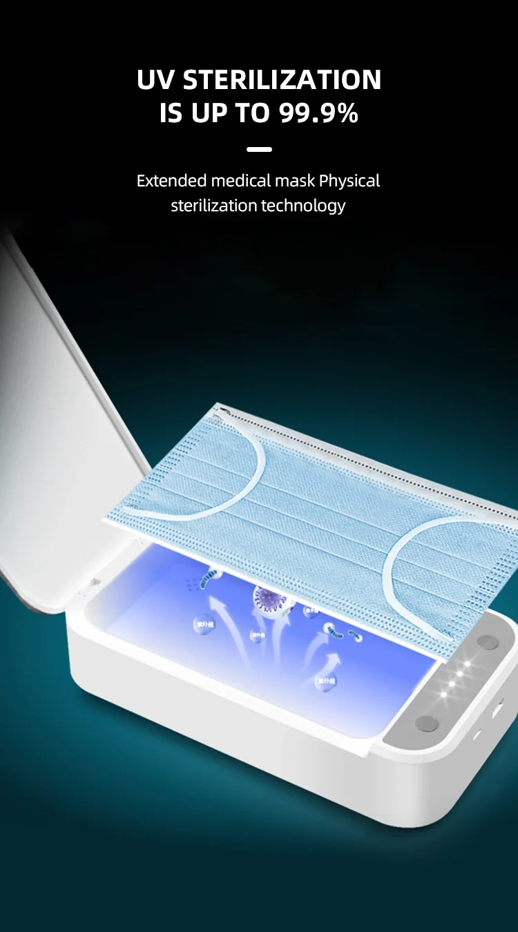 
UV Disinfection Case, Ultraviolet, disinfection, sanitizing, sterilizer, lamp light, kill virus, kill germs, portable. 