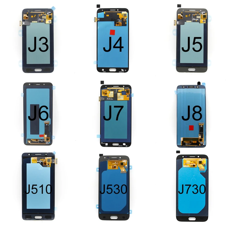 mobile phone lcds for samsung galaxy j1 j2 j3 j4 j5 j6 j7 j8 oled lcd display display  j6 2018 j7 2016 j7 pro 2017 incell