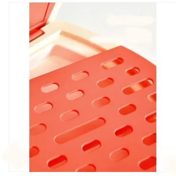 Wholesale watermelon shape fully enclosed cat toilet pet closed cat litter box