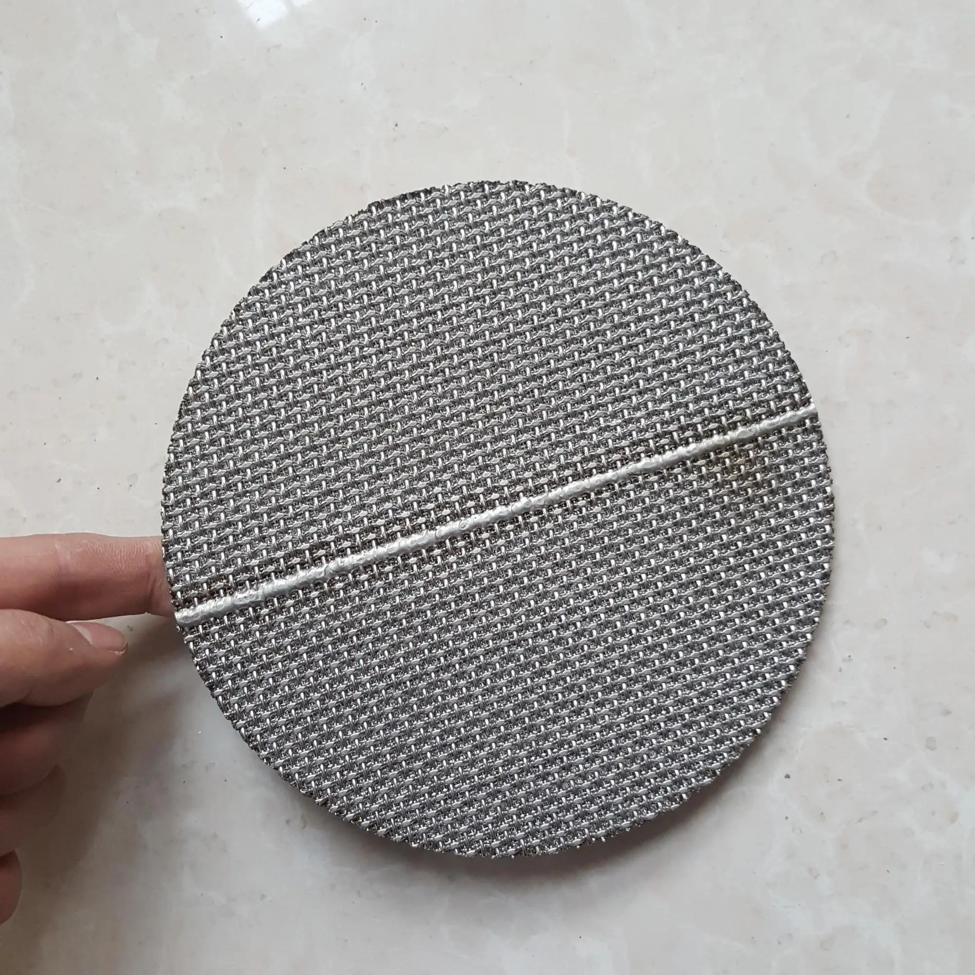 316L stainless steel 5 layers 100 75 50 40 micron sintered filter wire mesh