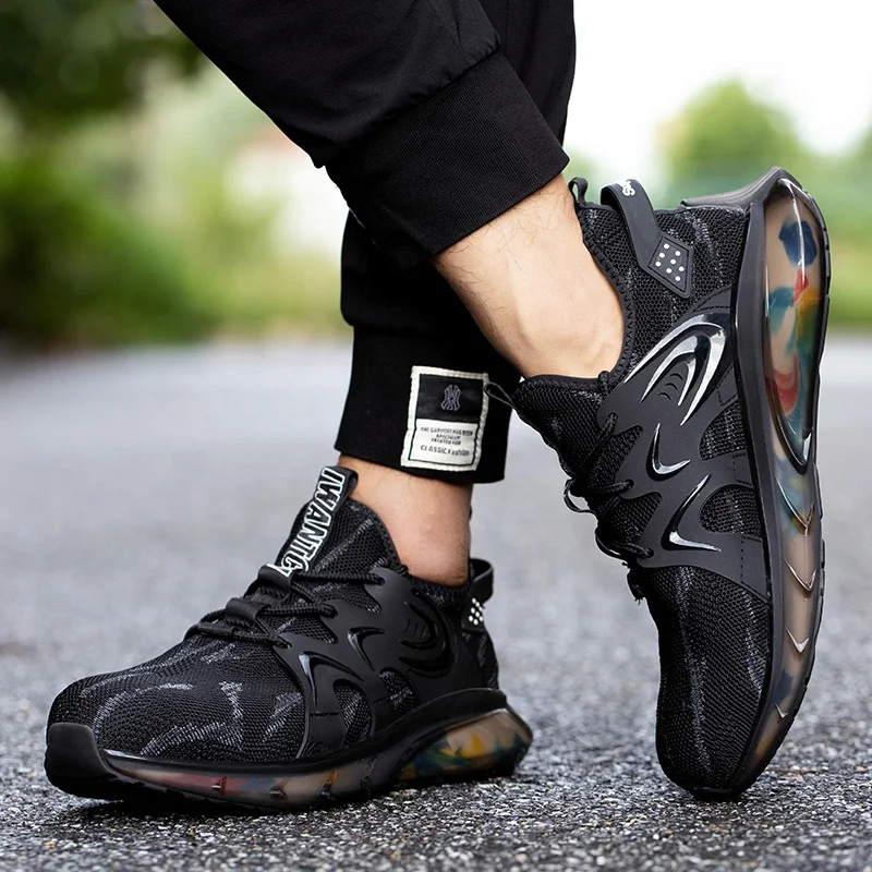 Indestructible Steel Toe Safety Shoes for Men Women Puncture Proof Breathable Working Shoes